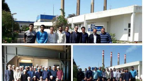 بازدید علمی دانشجویان مهندسی مکانیک دانشگاه دامغان از نیروگاه