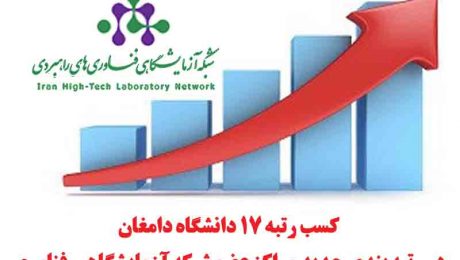 کسب رتبه ۱۷ دانشگاه دامغان در رتبه بندی جدید مراکز