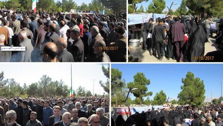 ستاد شهداي گمنام دانشگاه دامغان همراه با مردم