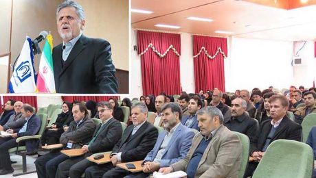 حضور دکتر ضرغام، رئيس صندوق حمايت از پژوهشگران و فناوران کشور در دانشگاه دامغان