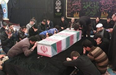آئین وداع با شهید گمنام دفاع مقدس در دانشگاه دامغان برگزار شد