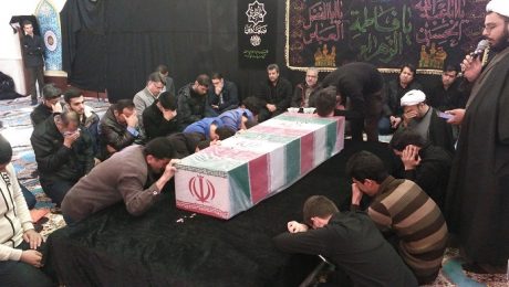 آئین وداع با شهید گمنام دفاع مقدس در دانشگاه دامغان برگزار شد