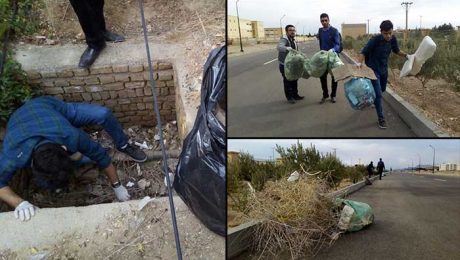 برنامه چالش زباله و تهديد محيط زيست در دانشگاه دامغان برگزار شد