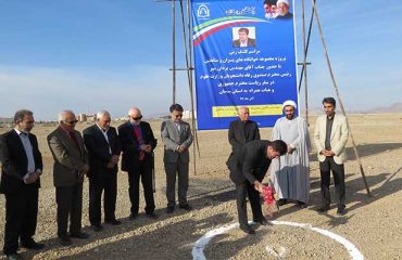 پروژه مجموعه خوابگاه هاي پسران و متأهلين دانشگاه دامغان کلنگ زده شد