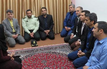 ديدار رياست دانشگاه و برخي مسئولين شهرستان با دانشجويان سراهاي دانشجويي