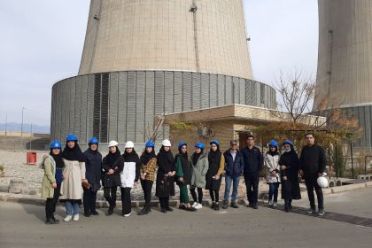 بازدید دانشجویان فنی از نیروگاه برق