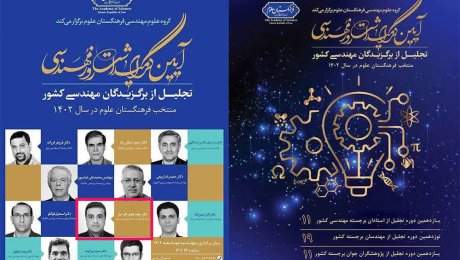 دکتر فضل الله تبار پژوهشگر برتر